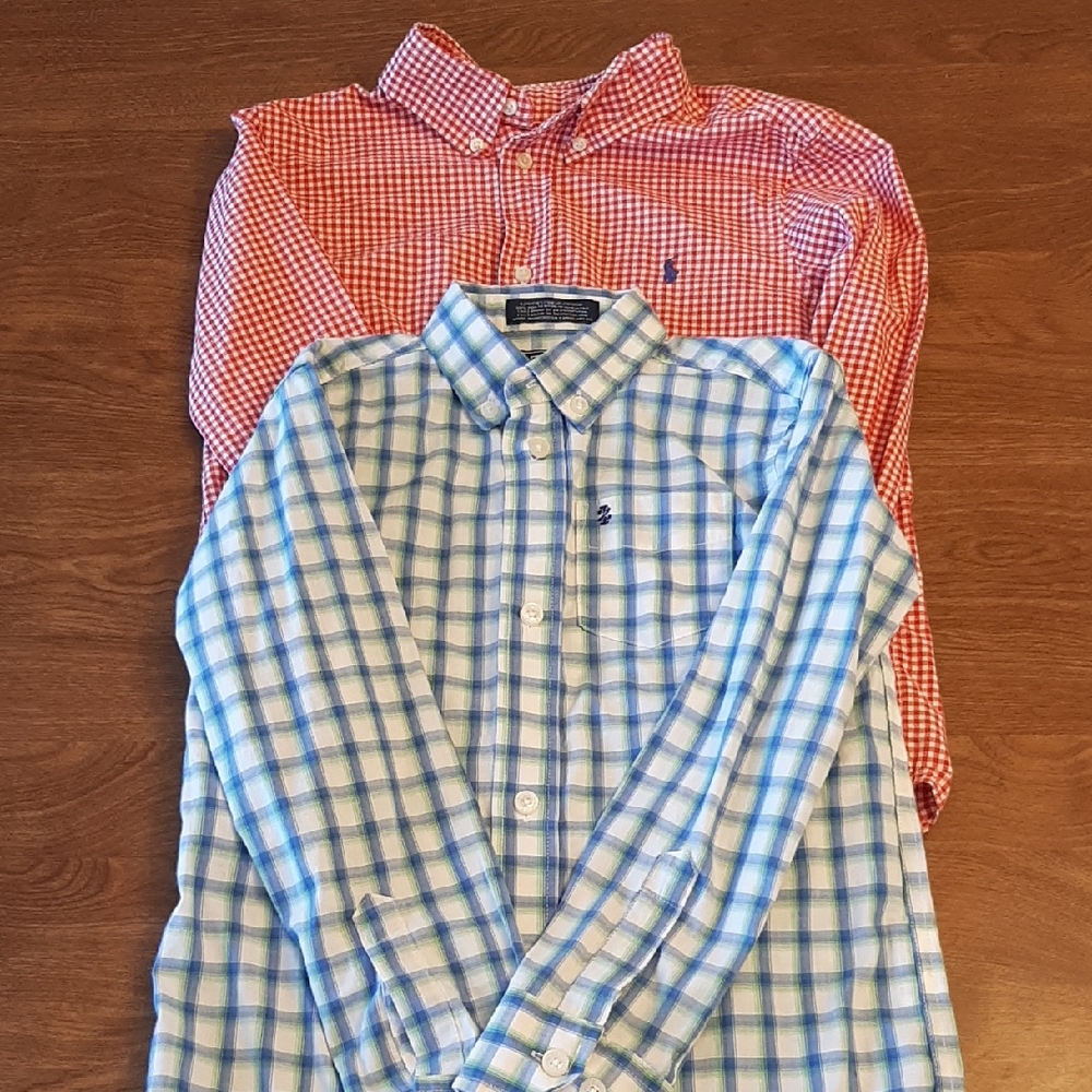 Boy's Ralph Lauren And Izod Dress Shirts